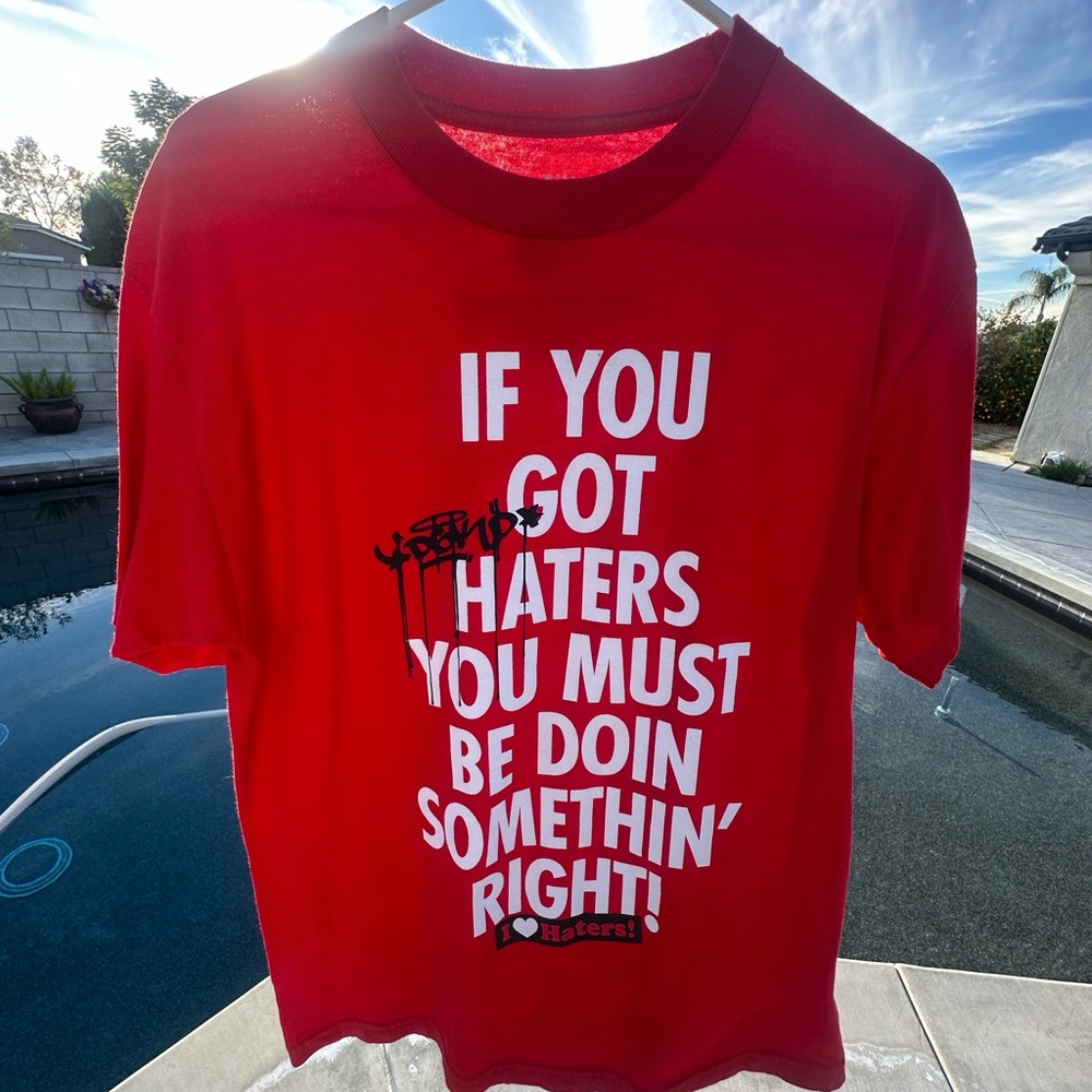 DGK Red Graphic Tee with White Accents